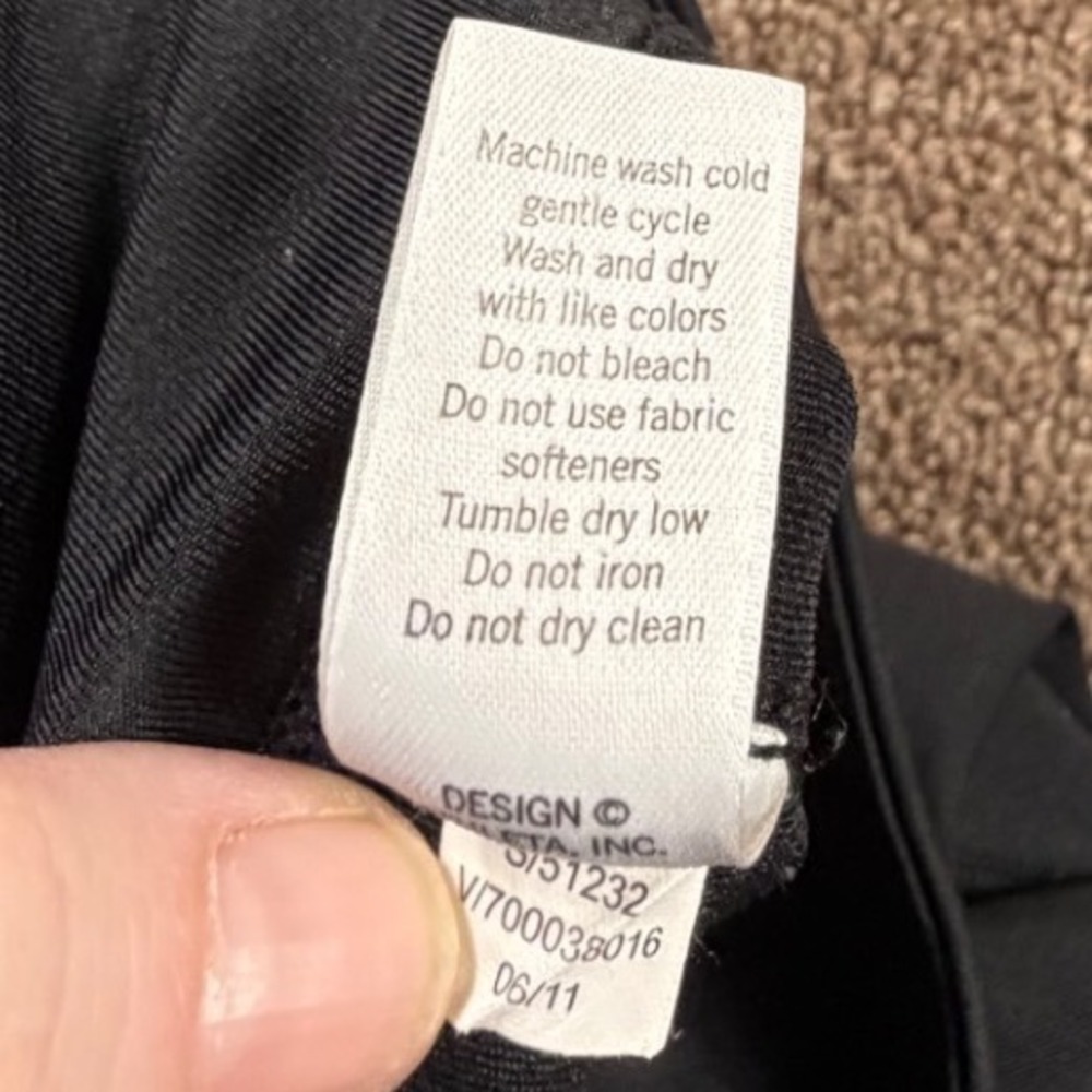 Athleta Be Free Tights Black Running Training Leggings Womens Medium - Picture 6 of 9
